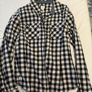 Checkered button down
